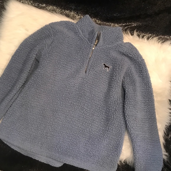 PINK quarter zip Sherpa - Picture 2 of 4